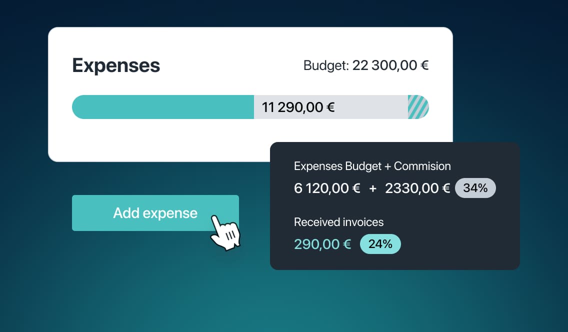 Project and finance workflow visual