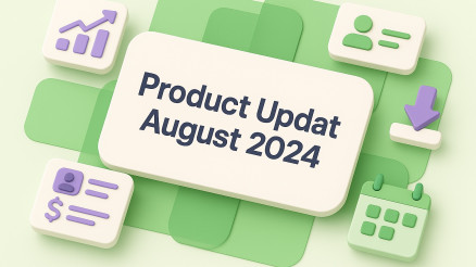 Product Update 08/24: Time and Materials Projects, Custom User Settings and Improved Invoicing visual