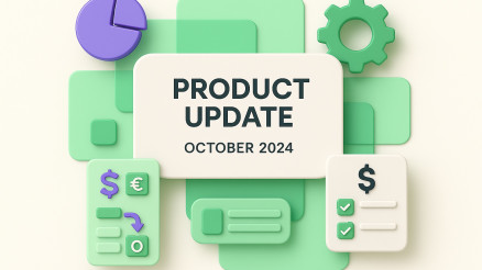 Automated Invoicing, Enhanced Invoicing Plan, Auto-updated Exchange Rates and Revenue Accounts visual