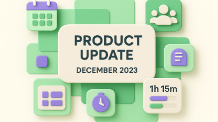 Customized Planning, Project & Brand Wiki and New Time Tracking from Task visual